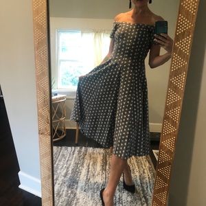 Stunning vintage embroidered/beaded A-line dress